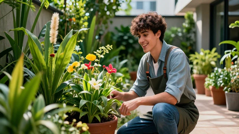 Jardinería promueve salud y bienestar