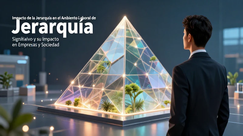 Jerarquía: Significado y su Impacto en Empresas y Sociedad 5 Jerarquía: su impacto en empresas y sociedad