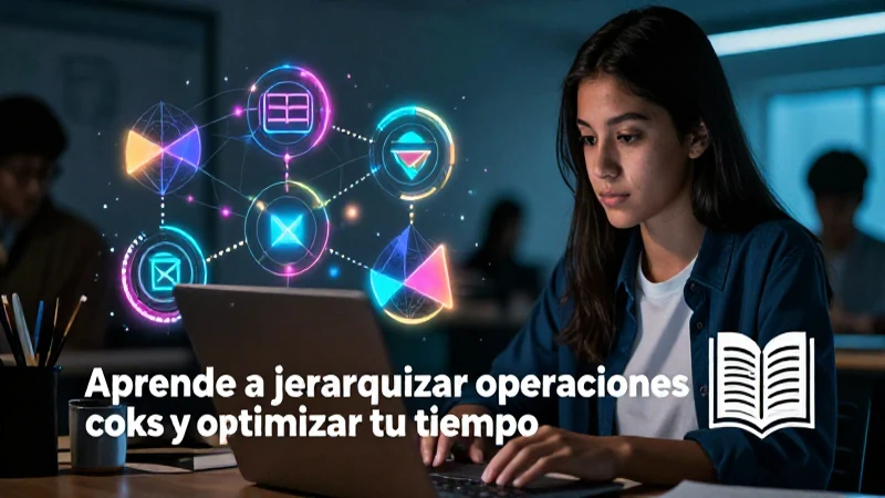 Optimiza tiempo y jerarquiza operaciones