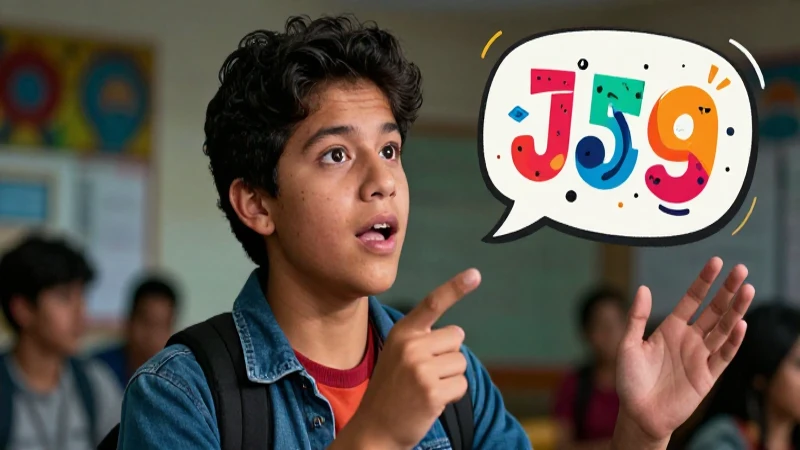 Estudiante mexicano moderno aprende jerga y dialectos