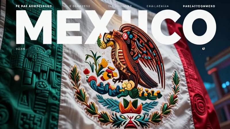 Jeroglíficos y tecnología fusionan cultura mexicana vibrante