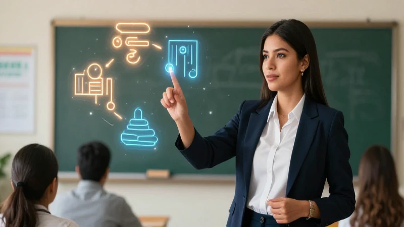 Maestra mexicana de educación moderna