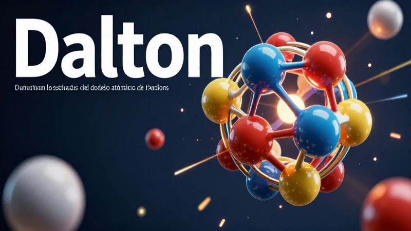 Cuáles son los postulados del modelo atómico de Dalton 6 Portada visual de los postulados de Dalton