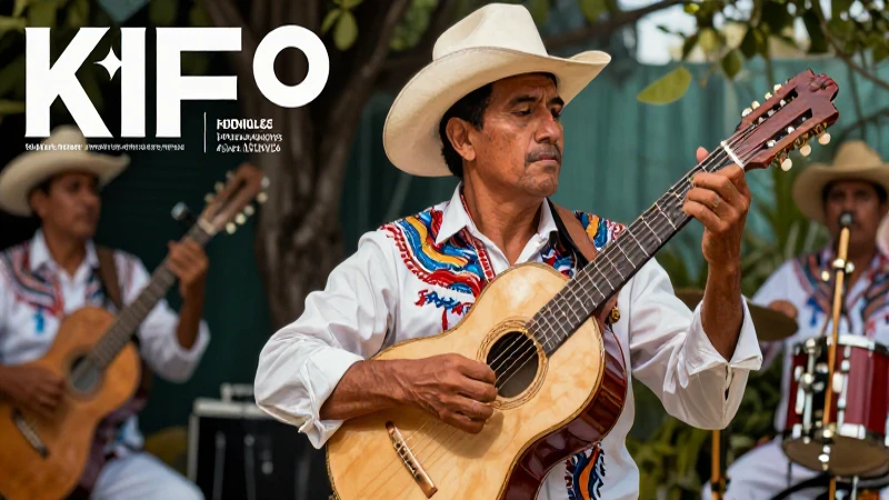 Músico de Joropo vibrante, detalle artístico