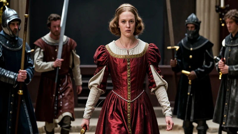 Joana de Arco arrestada en un drama medieval