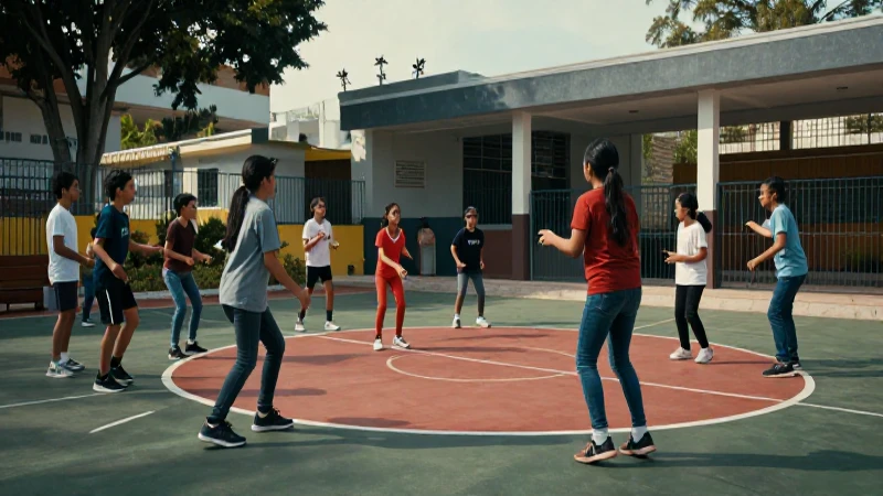 Juegos predeportivos divertidos en escuela moderna