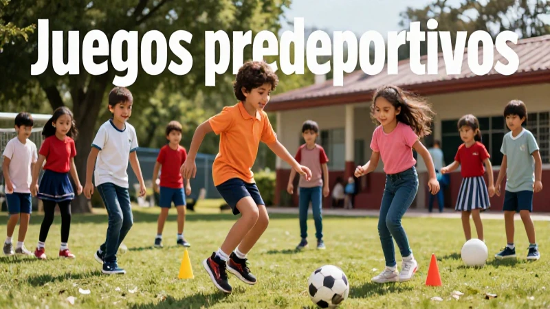 Juegos predeportivos educativos y divertidos para niños