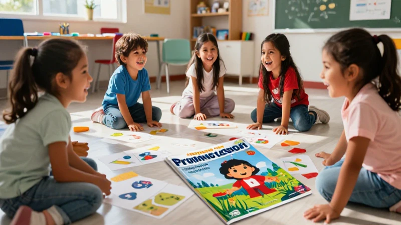 Juego Didáctico: 20 Ejemplos de Juegos Didácticos Divertidos 12 Niños mexicanos juegan felices en una sala luminosa