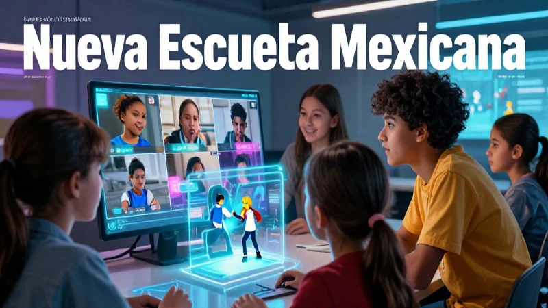 Estudiantes colaboran en juego educativo moderno