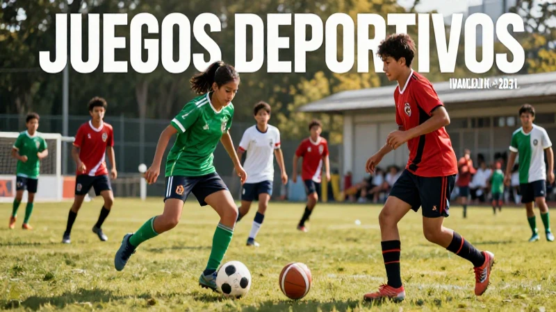 Estudiantes mexicanos juegan fútbol y básquet dinámicamente