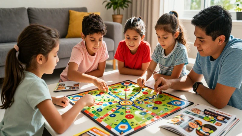 Juegos en familia: Descubre el mejor ebook de diversión 7 Familia mexicana alegre en juego colorido