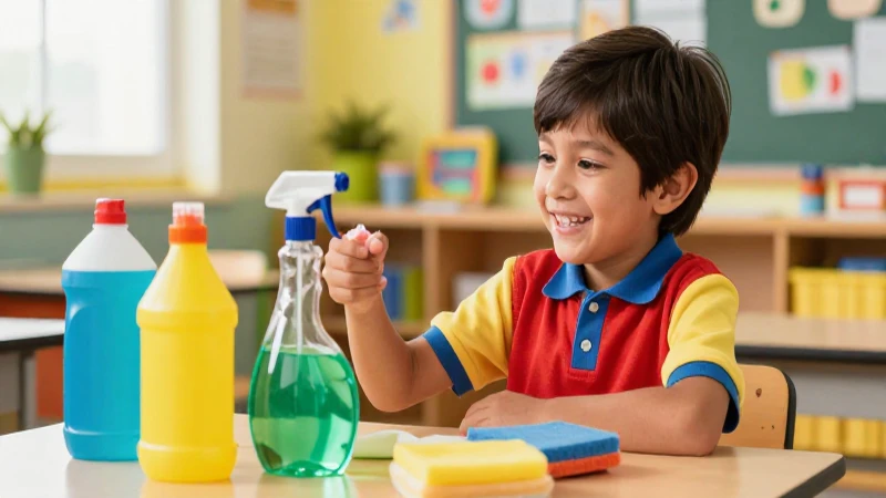 Limpieza divertida para niños