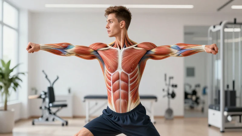 Qué es la kinesiología y cuáles son sus beneficios 5 Joven profesional realiza ejercicio dinámico e hiperrealista