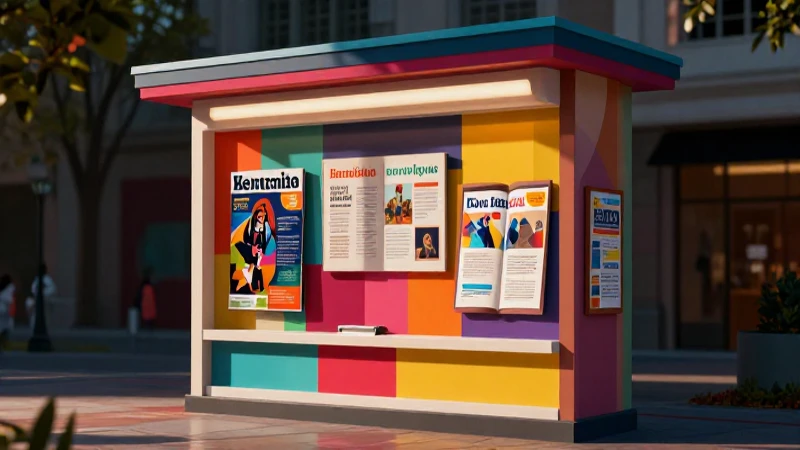 Cuáles son los tipos, definición y concepto de un kiosco 3 Quiosco moderno y vibrante de educación mexicana