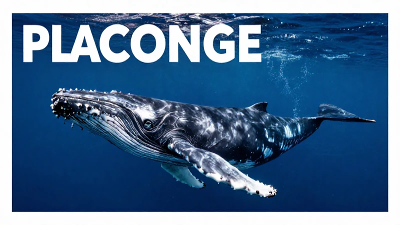 Baleena majestuosa en océano dinámico y dramático