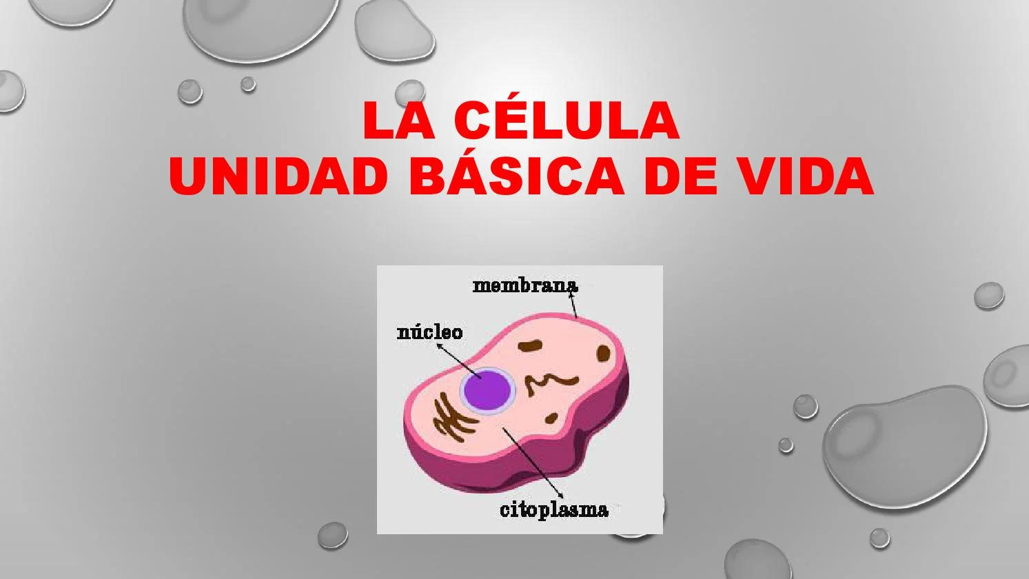 la celula la unidad fundamental de la vida y organica
