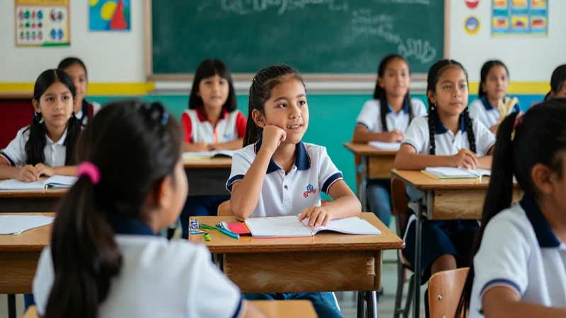 Alumnos mexicanos expresan emociones en clase de ciencias