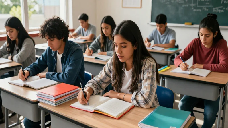 La Combi Salesiana: Un Viaje de Fe y Comunidad Juvenil 5 Imagen premium de alumnos mexicanos diversos