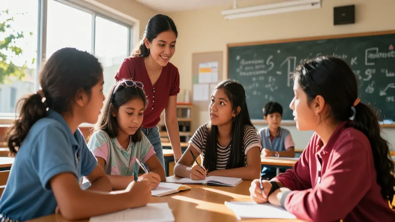 La Combi Salesiana: Un Viaje de Fe y Comunidad Juvenil 7 Estudiantes mexicanos colaboran en aula vibrante