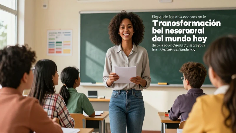 Educar transforma el futuro del planeta