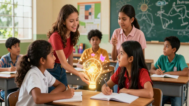 Aulas mexicanas dinámicas llenas de conocimiento
