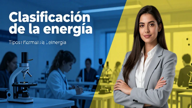 Clasificación y concepto básico de la energía