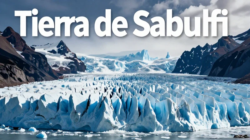 Paisaje glacial épico de alta calidad y contraste