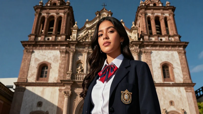 Portada educativa impactante con estudiante moderno