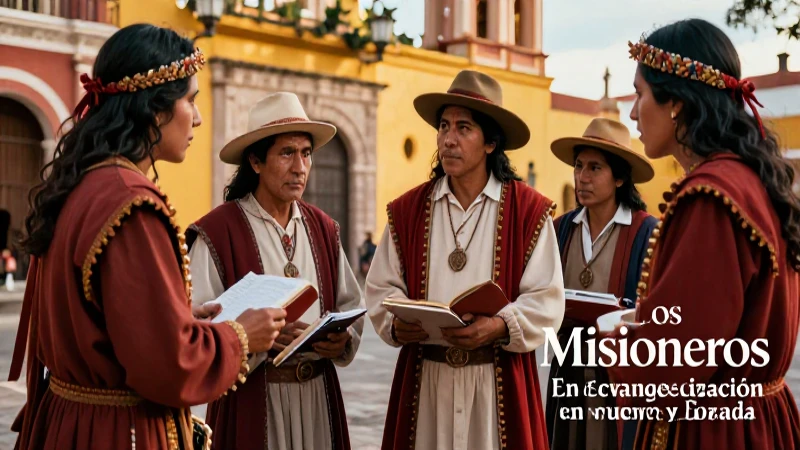 Misioneros jesuitas enseñan en el colonial México