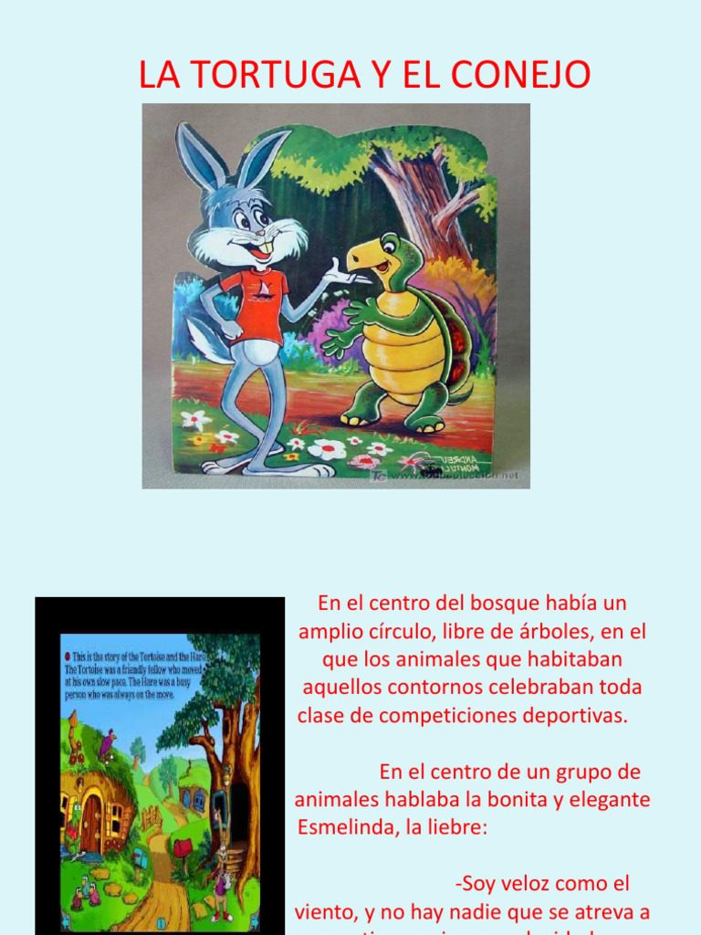 la fabula de la tortuga y el conejo lecciones de perseverancia y velocidad