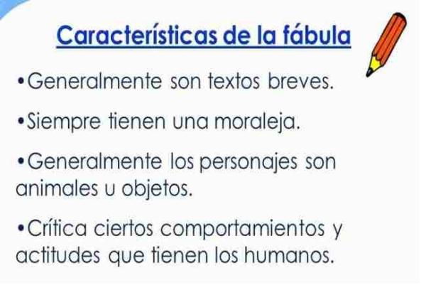 la fabula definicion caracteristicas y ejemplos claros 3