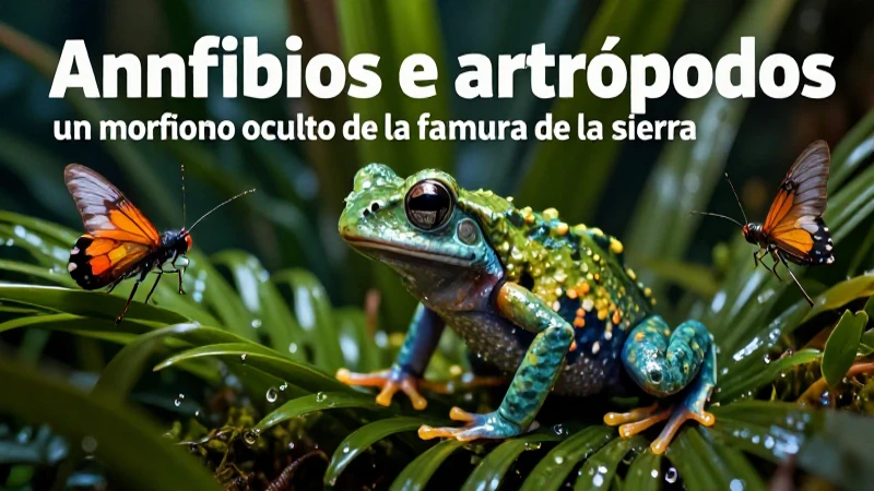 Fauna silvestre vibrante en un mundo tropical