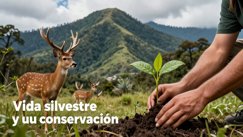 La conservación protege la biodiversidad silvestre
