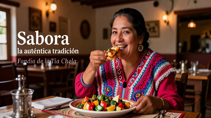 Saborea la tradición culinaria en Tía Chela