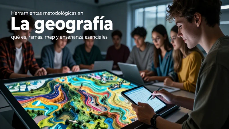 La geografía: qué es, ramas, mapas y enseñanza esenciales 4 Geografía: herramientas modernas para el aprendizaje visual