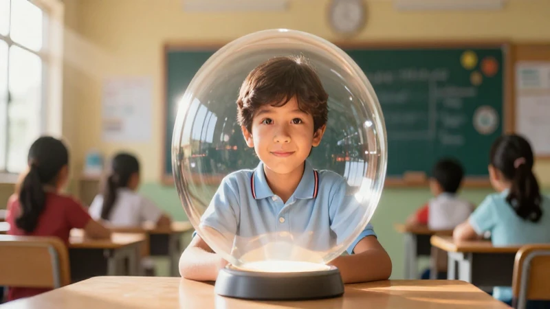 25 ejemplos y dibujos sobre la honestidad 3 Niño mexicano brillante en aula educativa