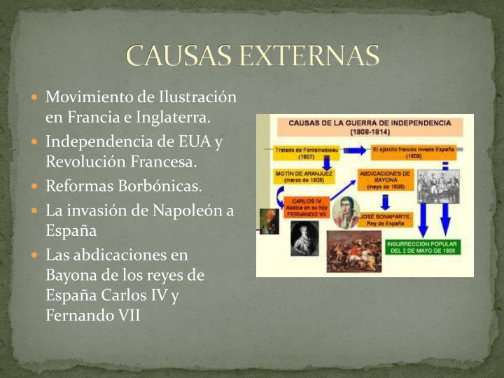 La impactante causa externa que desencadenó la independencia de México 2 la impactante causa externa que desencadeno la independencia de