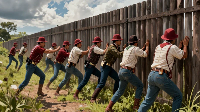 Soldados mexicanos defienden la frontera en conflicto