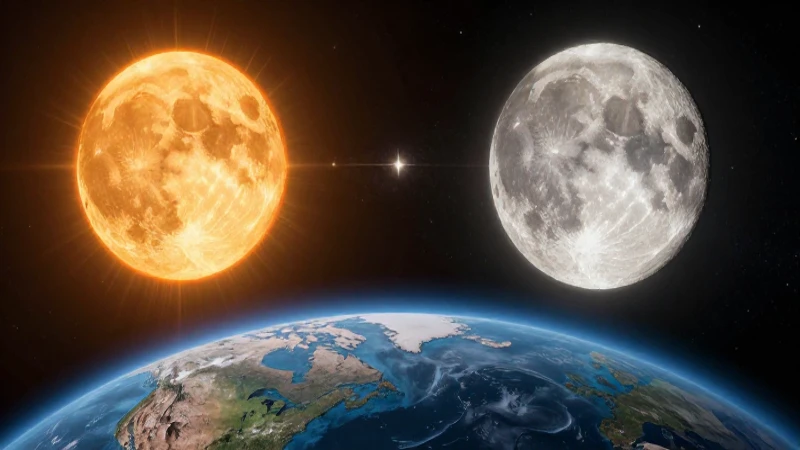 El sol y la luna influyen en nuestro mundo