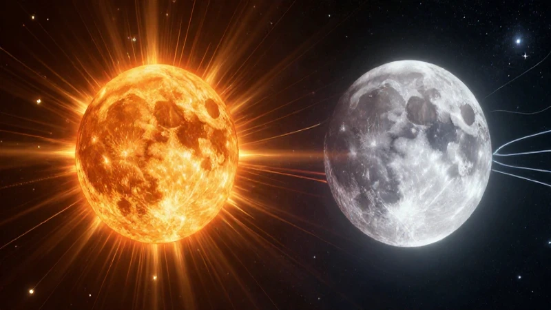 Vínculo celestial entre sol y luna