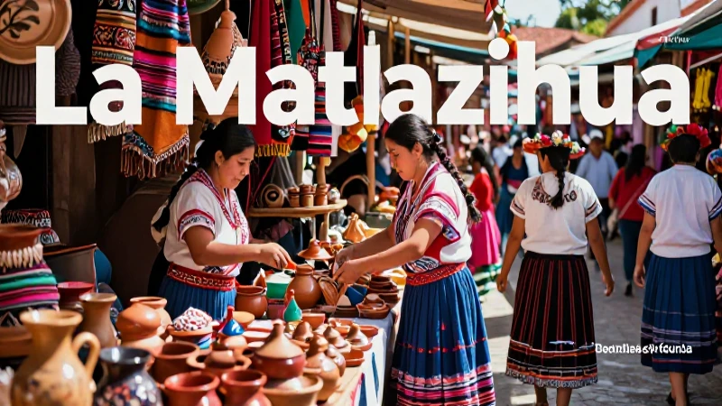 Conoce la riqueza de La Matlazihua: historia y tradiciones mexicanas 4 Artesanías y sabores de La Matlazihua