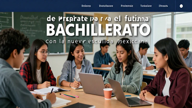 NEM Bachillerato: preparándose para el futuro