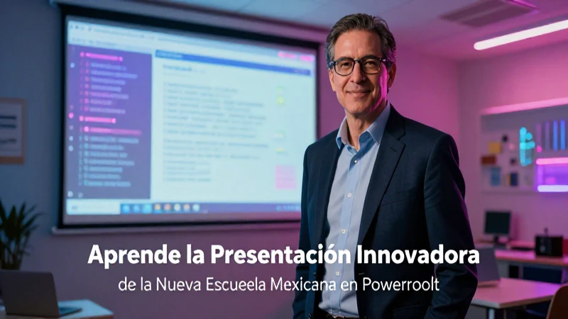 Retrato profesional del autor educativo mexicano