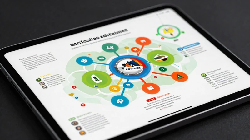Mapa educativo digital moderno de México