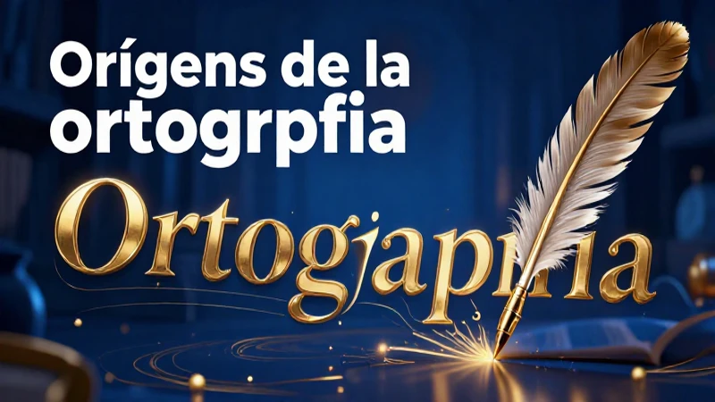 Origen y conceptos de la ortografía