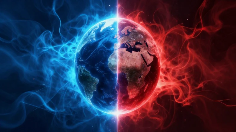 Contraste épico de ideologías en un globo