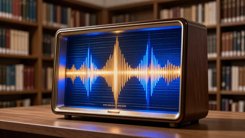 Radio histórica, vibrante y detallada, en ambiente académico