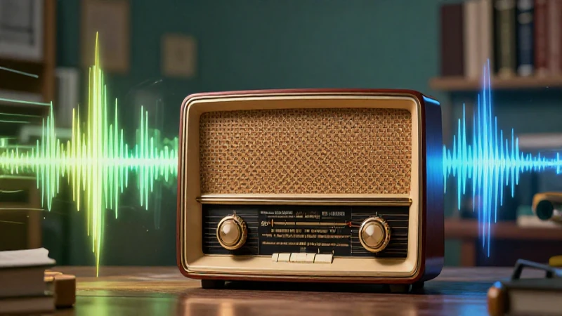 Radio retro, sonido y aprendizaje académico