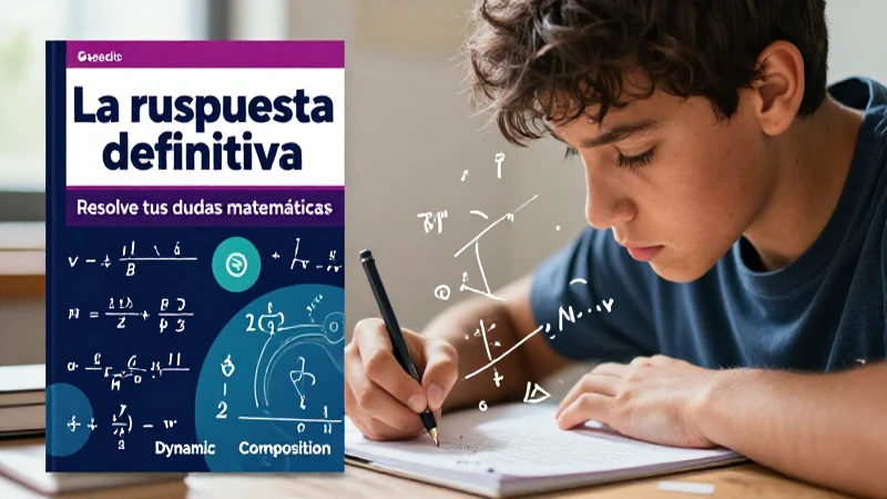 Aprende matemáticas resolviendo dudas con este libro