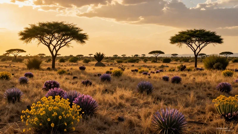 Paisaje salvaje vibrante, detallado y cinematográfico